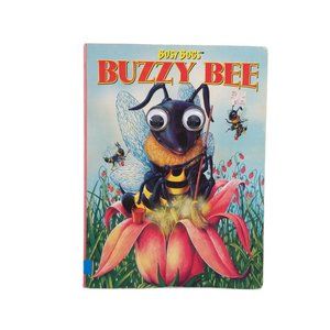 Moving Google Eye Board Book Bizzy Bugs Bizzy Bee Janusz Oblucki 1998 Vintage